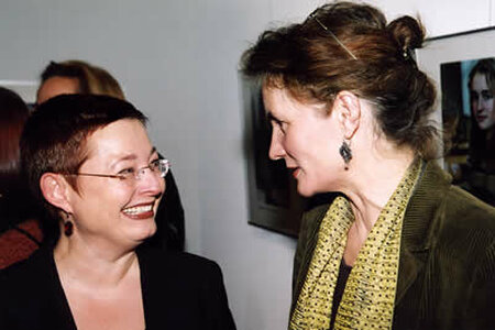 Dr. Martina Weyrauch (Leiterin der Landeszentrale) und Liane von Billerbeck (Jou