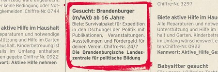 Brandenburger gesucht
