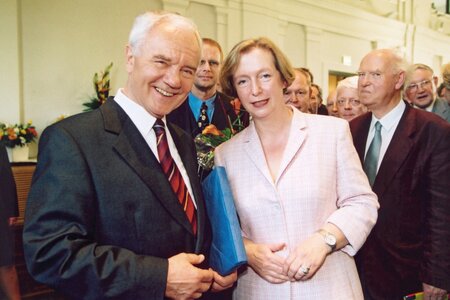 Manfred Stolpe und Johanna Wanka