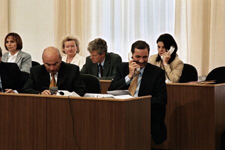 Innenminister Schönbohm im Landtag. Foto: LISUM