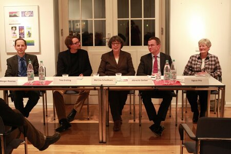 Experten in eigener Sache v.l.: Christian Wenger-Rosenau, Dr. Tino Erstling, Martina Schellhorn, Albrecht Gerber und Dr. Sigrun Pilz</br> Foto: Simone Ahrend, sah-photo