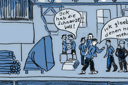 Ausschnitt aus der Graphic Novel 17. Juni. Die Geschichte von Armin und Eva Ausschnitt aus der Graphic Novel "17. Juni. Die Geschichte von Armin und Eva"