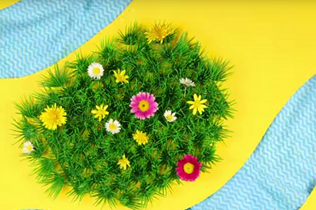 Verantwortung - Respekt - Würde. Es geht nur miteinander. Animation Wiese