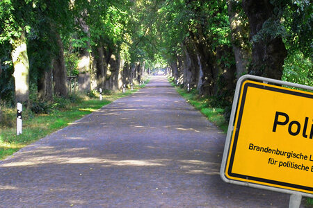 Allee in Brandenburg