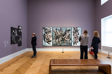 Ausstellungsansicht "Hinter der Maske. Künstler in der DDR" im Museum Barberini, Photo: Helge Mundt, © Museum Barberini