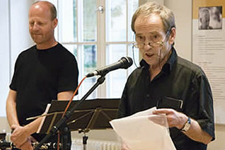Peter Ensikat bei der Ausstellungseröffnung in der Landeszentrale; Foto: Katrin Schmidt Peter Ensikat