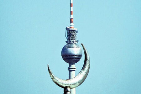 Ausschnitt aus dem Buchcover „Eine Reise durch das islamische Deutschland“ Ausschnitt aus dem Buchcover