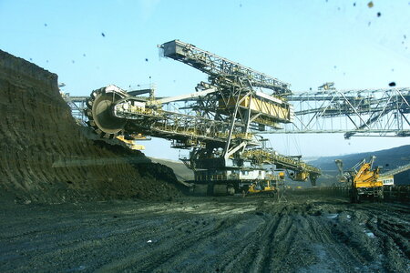 Kohlebagger im Tagebau Welzow-Süd Quelle: Wikipedia. Bild: gemeinfrei