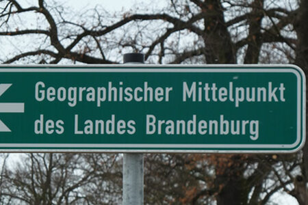 Geografischer Mittelpunkt des Landes Brandenburg