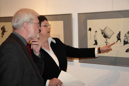 Dr. Hinrich Enderlein und Martina Schellhorn