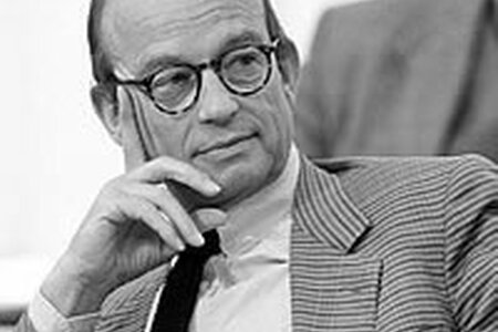 Justizminister Dr. Hans Otto Bräutigam. 