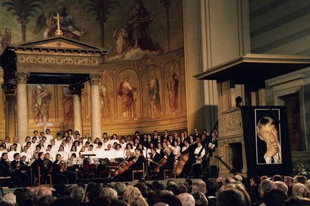 Offizielle Trauerfeier für Regine Hildebrandt in der Potsdamer Nikolaikirche