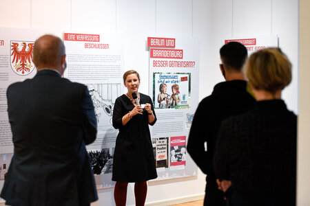 Ausstellungsrundgang "Wir sind Brandenburg"