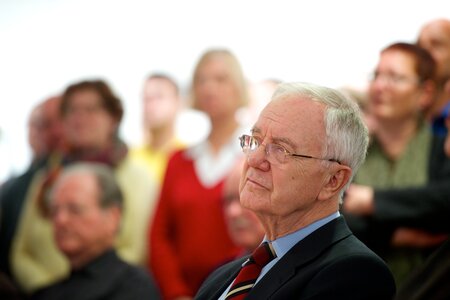 Manfred Stolpe zu Gast in der Landeszentrale