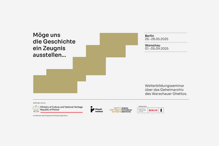 Weiterbildungsseminar „Möge uns die Geschichte ein Zeugnis ausstellen…” Weiterbildungsseminar „Möge uns die Geschichte ein Zeugnis ausstellen…”