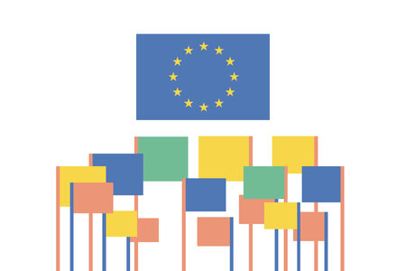 Was ist das Europaparlament. Illustration zur Europawahl