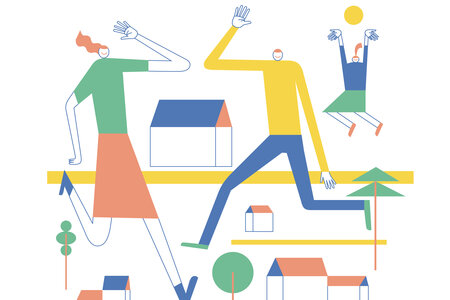 Was ist eine Kommune? Illustration zur Kommunalwahl