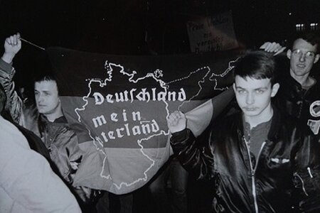 Junge Rechtsextremisten im Herbst 1989 in Leipzig