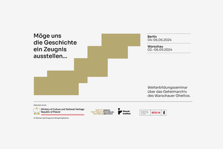 Weiterbildungsseminar „Möge uns die Geschichte ein Zeugnis ausstellen…” Weiterbildungsseminar „Möge uns die Geschichte ein Zeugnis ausstellen…”