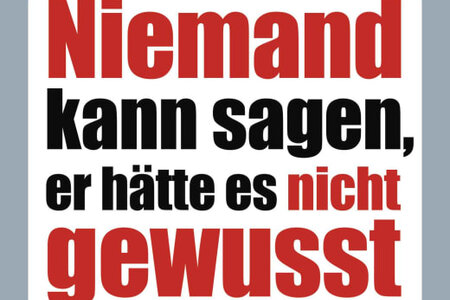 Buchcover: "Niemand kann sagen, er hätte es nicht gewusst"