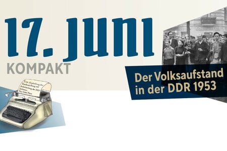 Flyer zur Ausstellung 17. Juni 1953