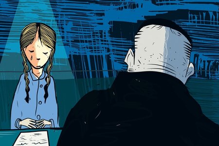 Auszug aus der Geschichte „Erika Martins: Meine Zeit mit Kasimierz“, gezeichnet von Ali Altschaffel; aus: UNVERGESSEN. Geschichten nationalsozialistischer Verfolgung aus Potsdam