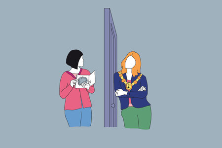 Illustration zum Thema Amt und Mandat