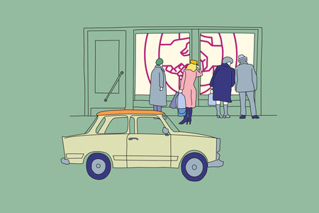 Illustration zum Thema DDR