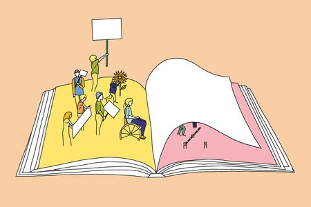 Illustration zum Thema Grundrechte