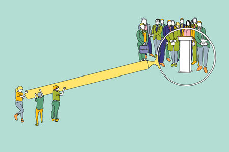 Illustration zum Thema Opposition