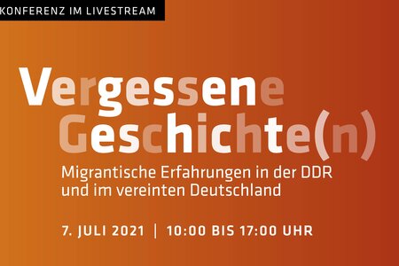 Veranstaltungstitel auf buntem Hintergrund