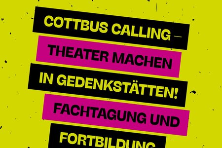 Theater machen in Gedenkstätten