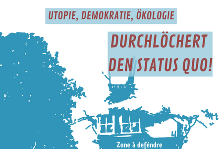 Veranstaltungsposter in blau mit dunkelroten Akzenten und den Informationen zur Veranstaltung