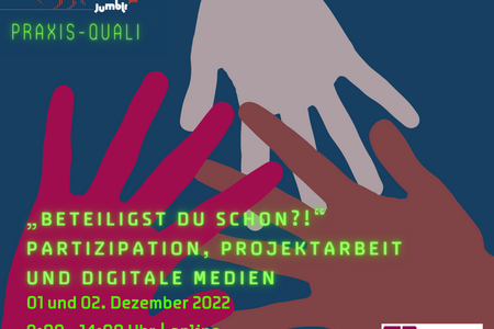 Grafik mit dem Text zur Veranstaltung