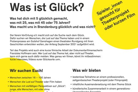 Theater- und Filmprojekt sucht Spieler_innen