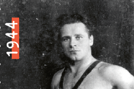 Werner Seelenbinder Ausschnitt aus Titelbanner der Ausstellung zu Werner Seelenbinder