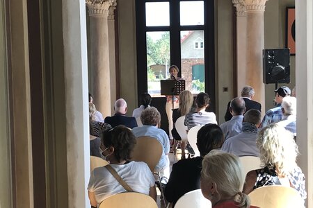 Ausstellungseröffnung in Halbe