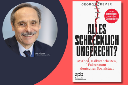 Georg Cremer mit seinem Buch "Alles schrecklich ungerecht"