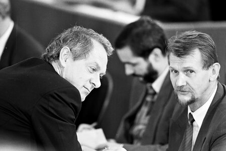 Hartmut Meyer im Landtag