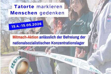 Foto von Menschen, die in einer Reihe stehen und ein Flatterband halten