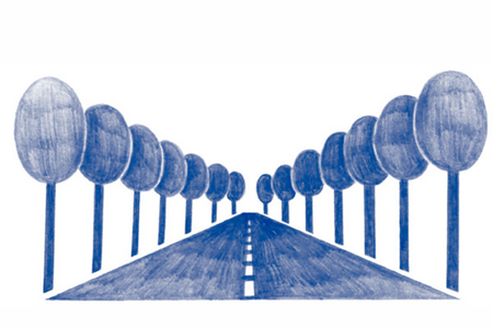 Allee. Illustration: Anne Baier, ByeByeSea.com