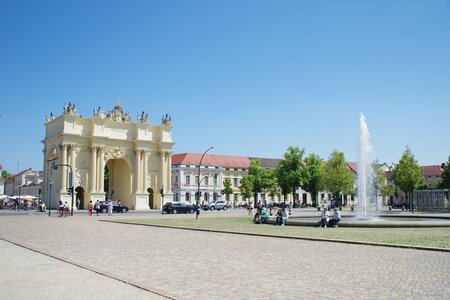 Luisenplatz Potsdam mit Brandenburger Tor