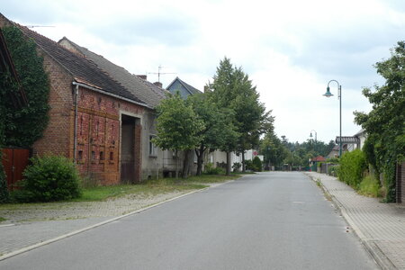 Dorfstraße in Brandenburg