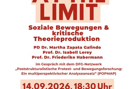 zu sehen ist der Name des Forschungsnetzwerks POPMAP in rot-organener Farbe mit weiteren Informationen der Veranstaltung