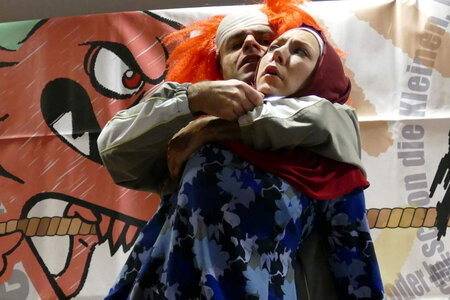 Foto aus dem Theaterstück "Wir waren mal Freunde"