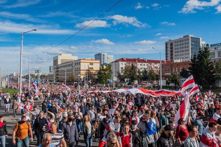 Proteste in Minsk am 13.9.2020