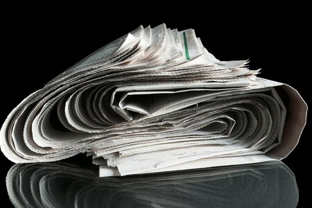Zeitungsbündel