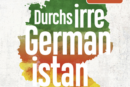 Buchcover "Durchs irre Germanistan"