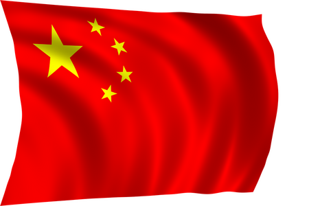 Chinesische Flagge Chinesische Flagge