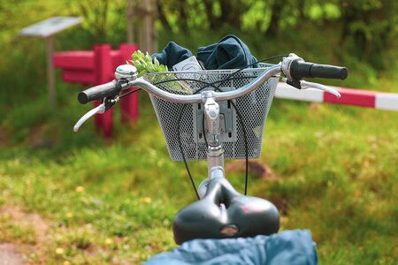 Ein Fahrrad in der Natur